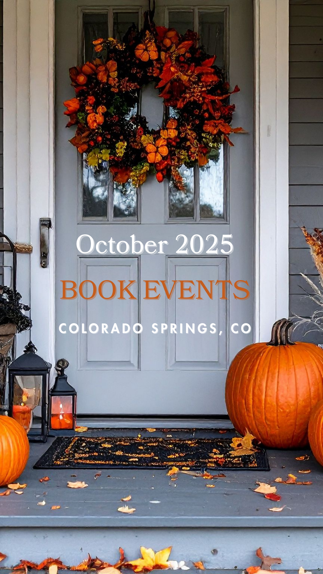 October 2025 Colorado Springs Book&nbsp;Events